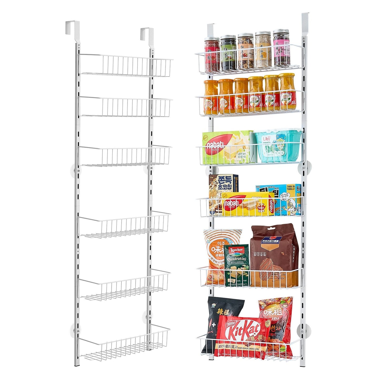 6-Tier Over-the-Door Pantry Organizer