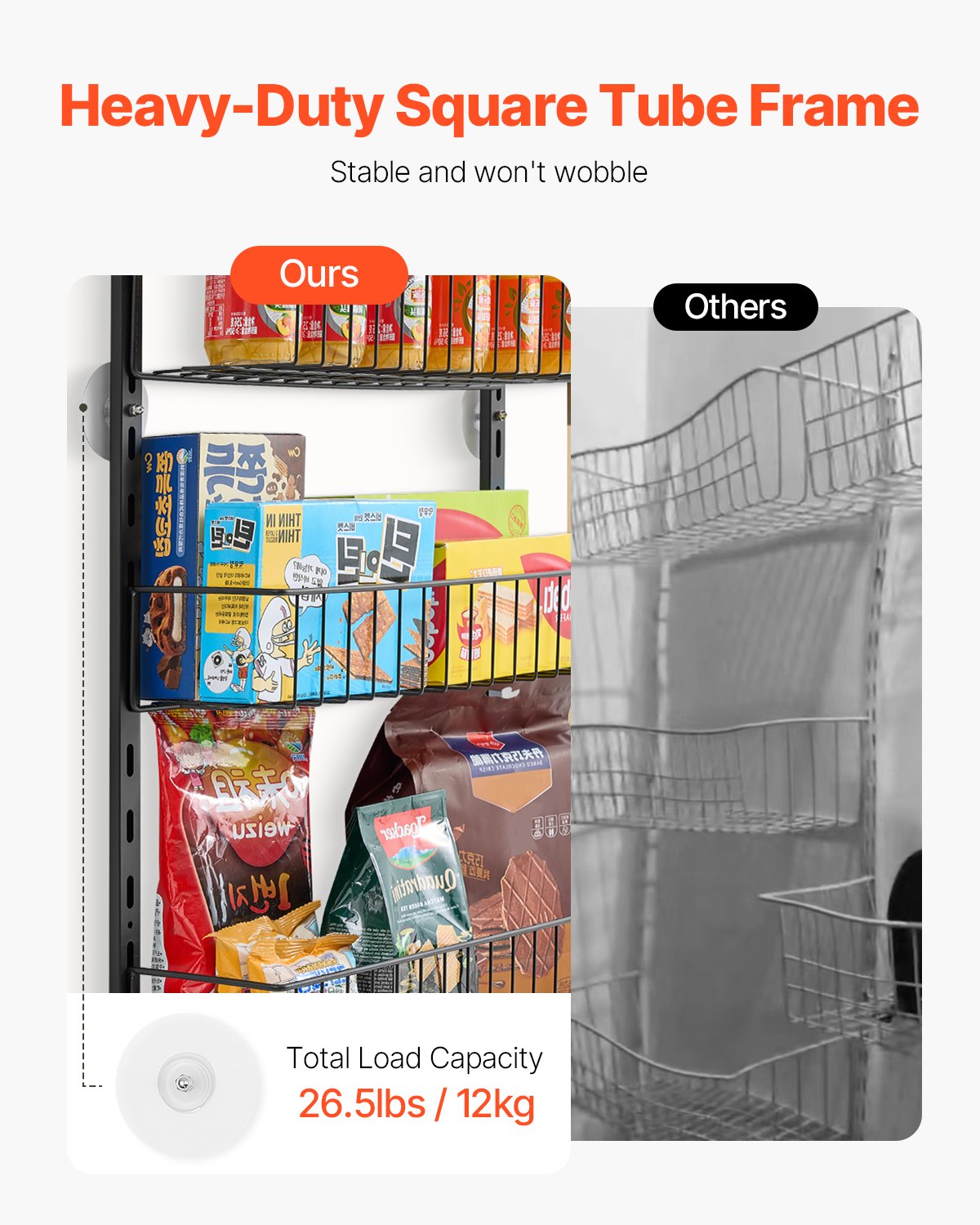 8-Tier Over-the-Door Pantry Organizer