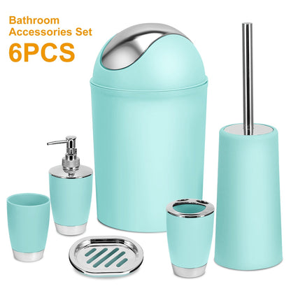 6-Piece Bathroom Accessories Set