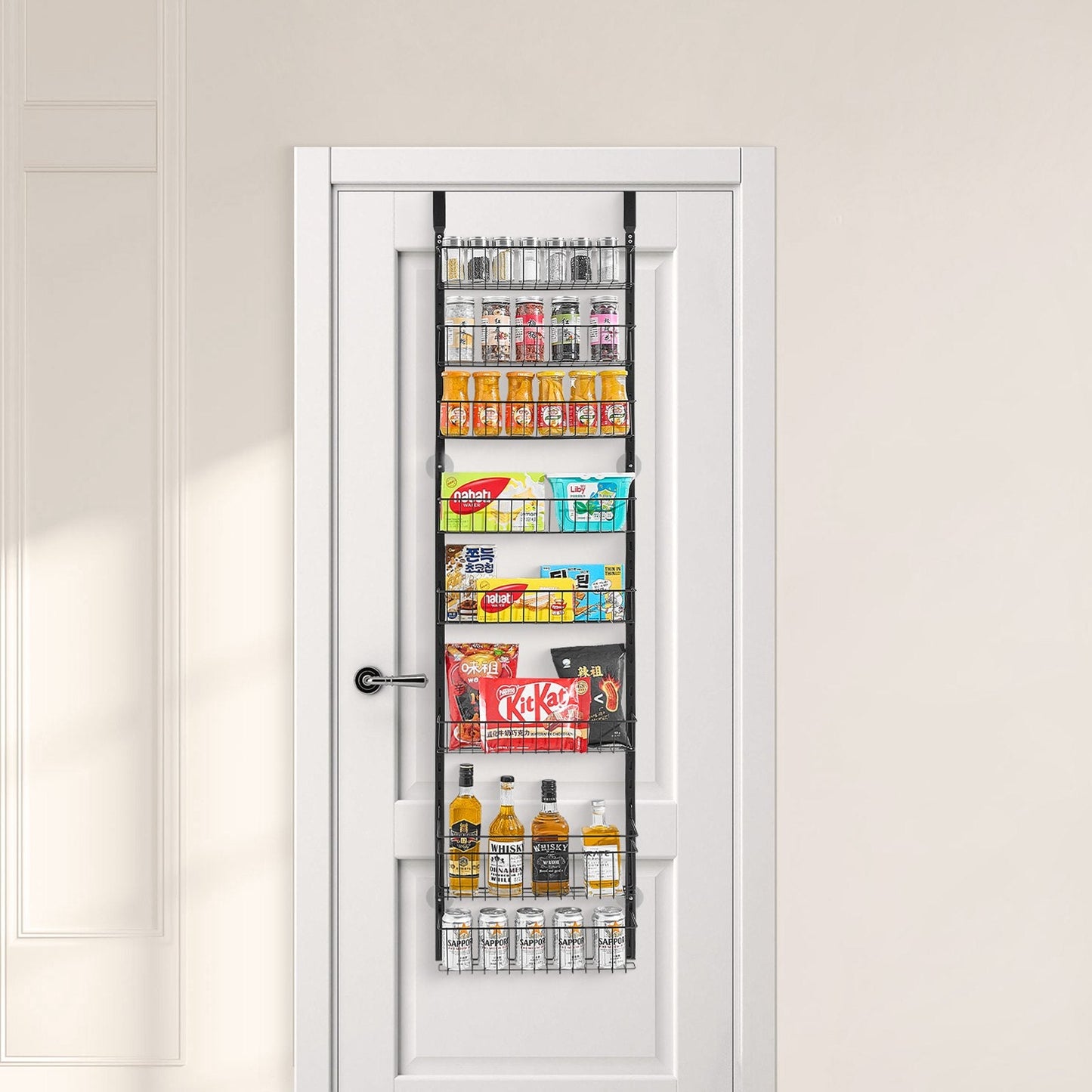 8-Tier Over-the-Door Pantry Organizer
