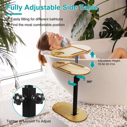 Bamboo Bathtub Tray Caddy