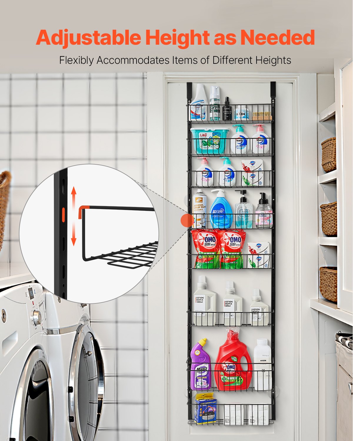 8-Tier Over-the-Door Pantry Organizer