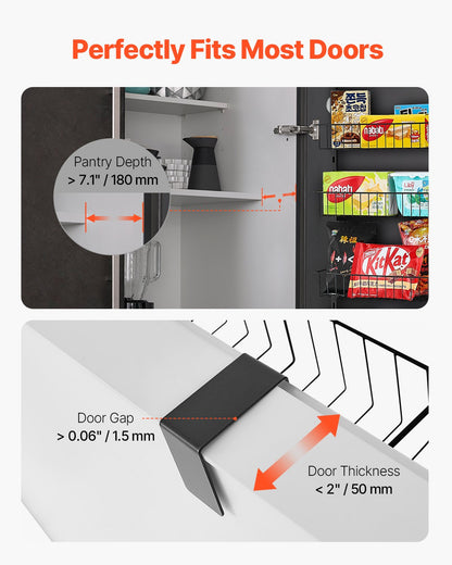 8-Tier Over-the-Door Pantry Organizer
