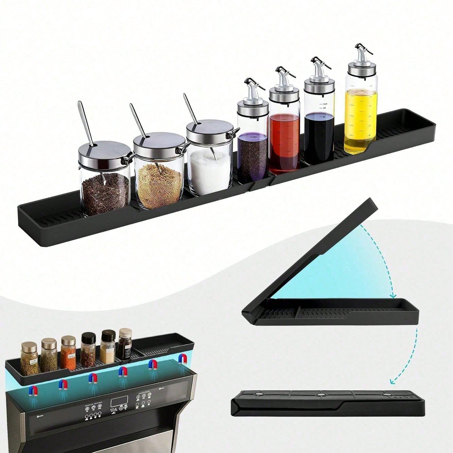 Heat-Resistant Stove Top Shelf Rack