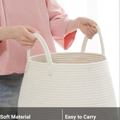 Large Foldable Laundry Basket with Handle