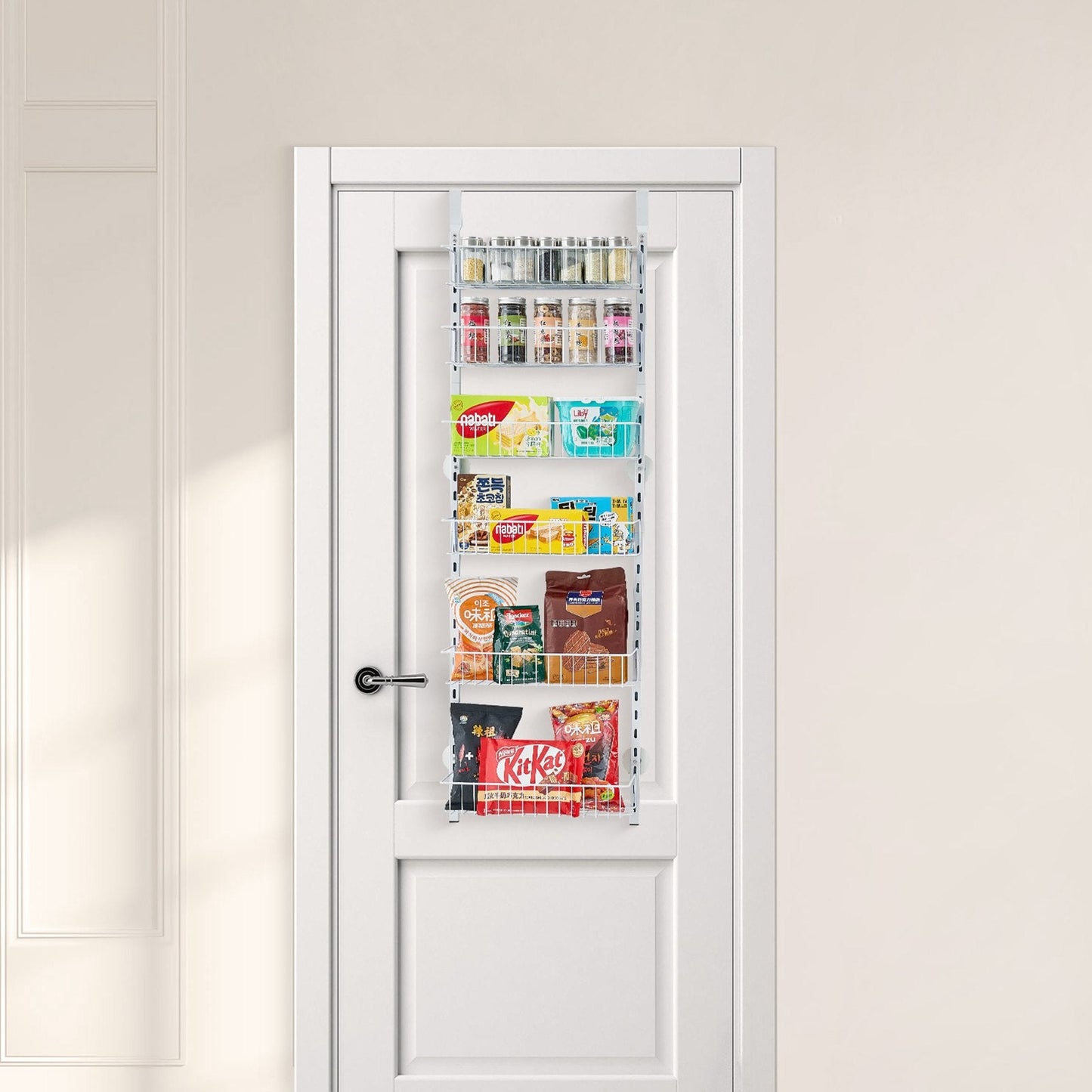 6-Tier Over-the-Door Pantry Organizer