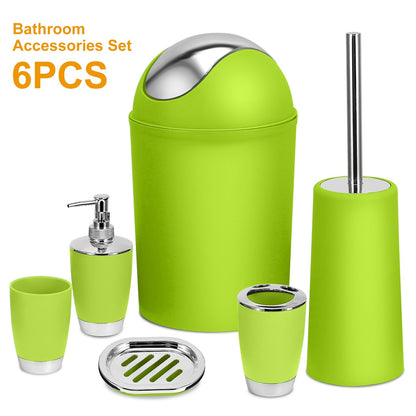 6-Piece Bathroom Accessories Set