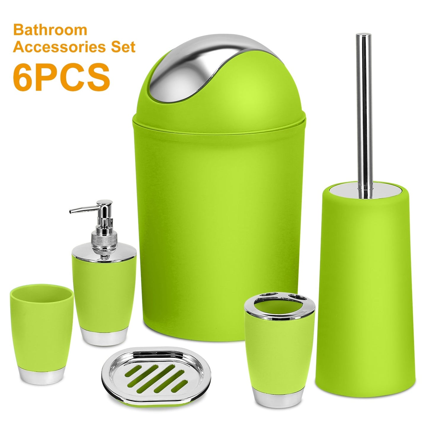 6-Piece Bathroom Accessories Set