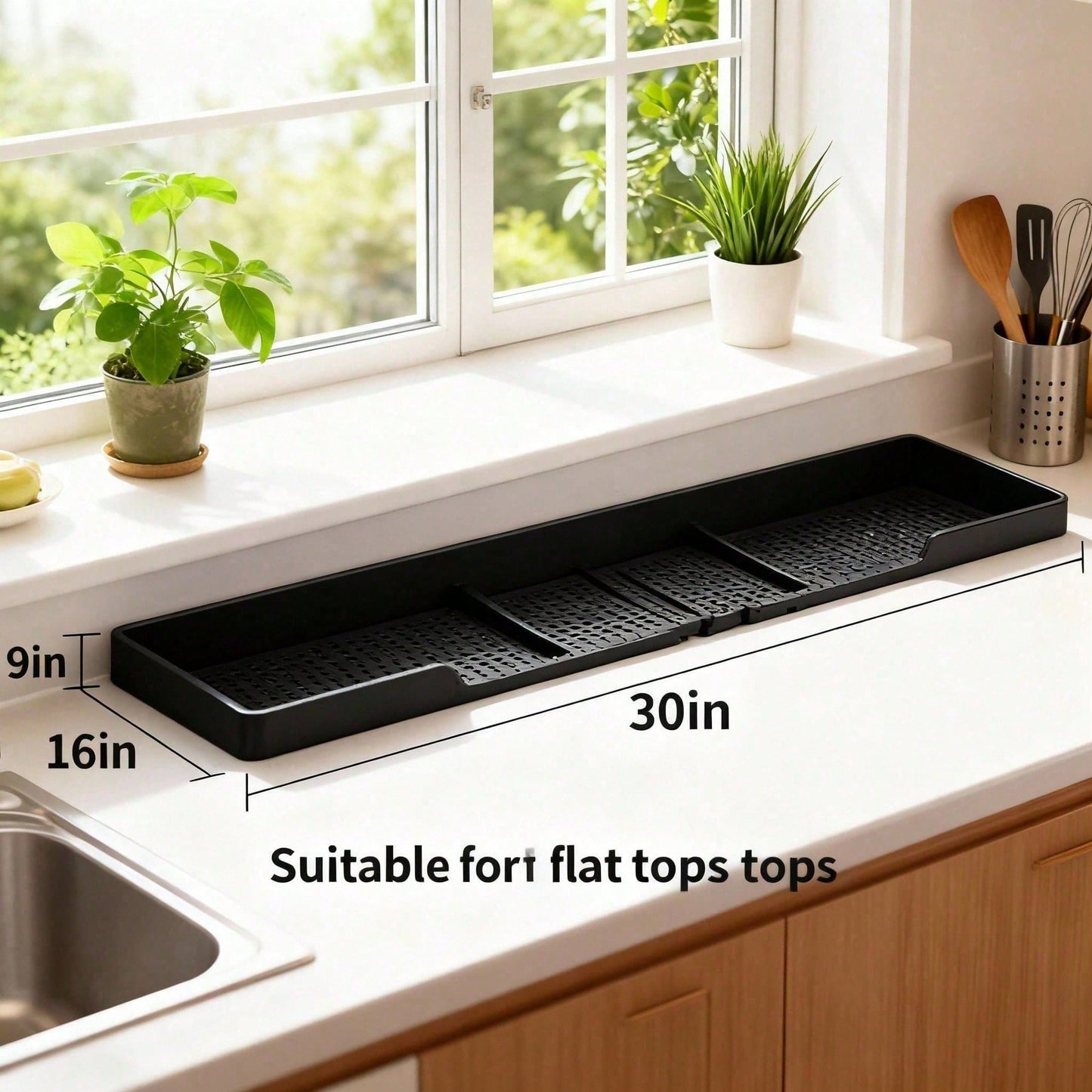 Heat-Resistant Stove Top Shelf Rack