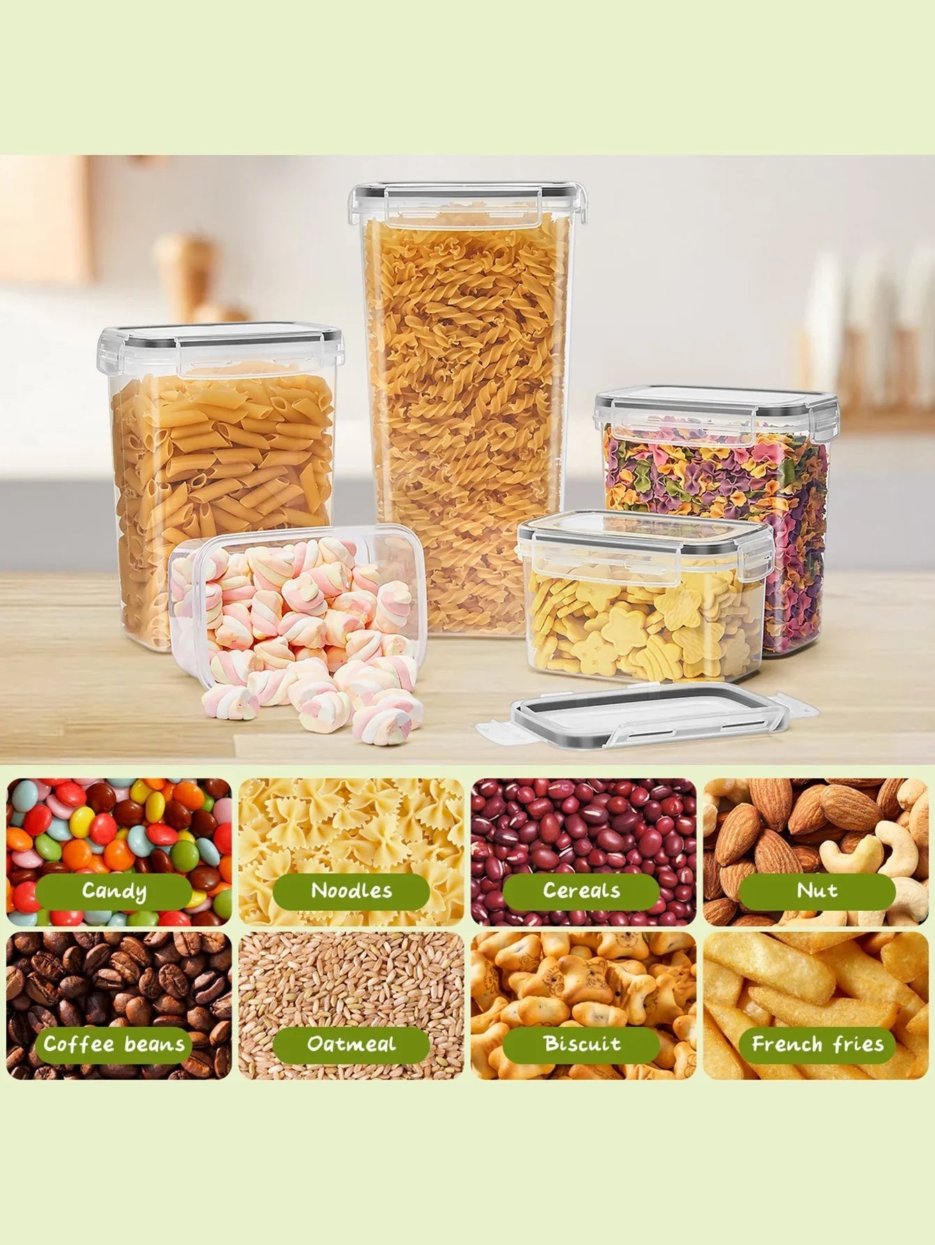 Airtight Food Storage Containers Set (48-Piece)