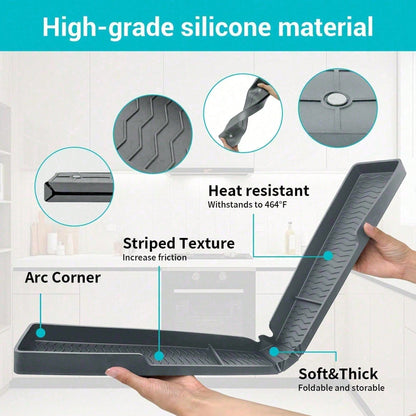 Heat-Resistant Stove Top Shelf Rack