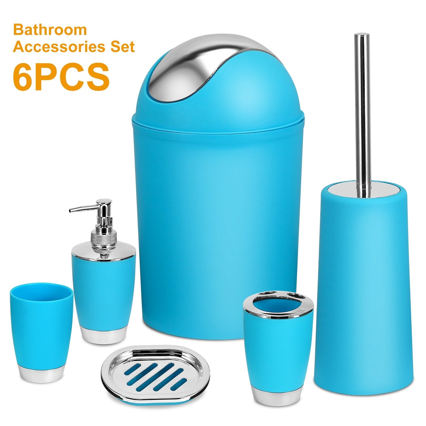 6-Piece Bathroom Accessories Set