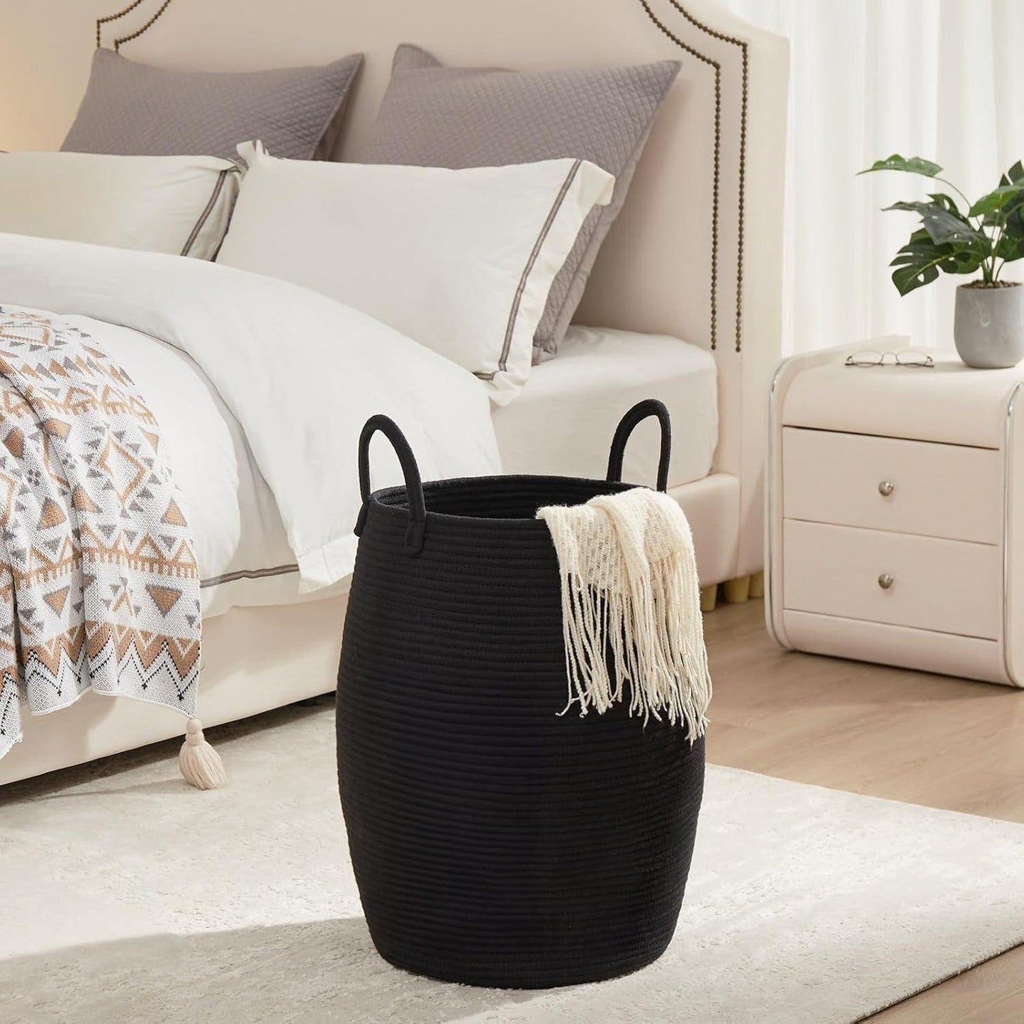 Large Foldable Laundry Basket with Handle
