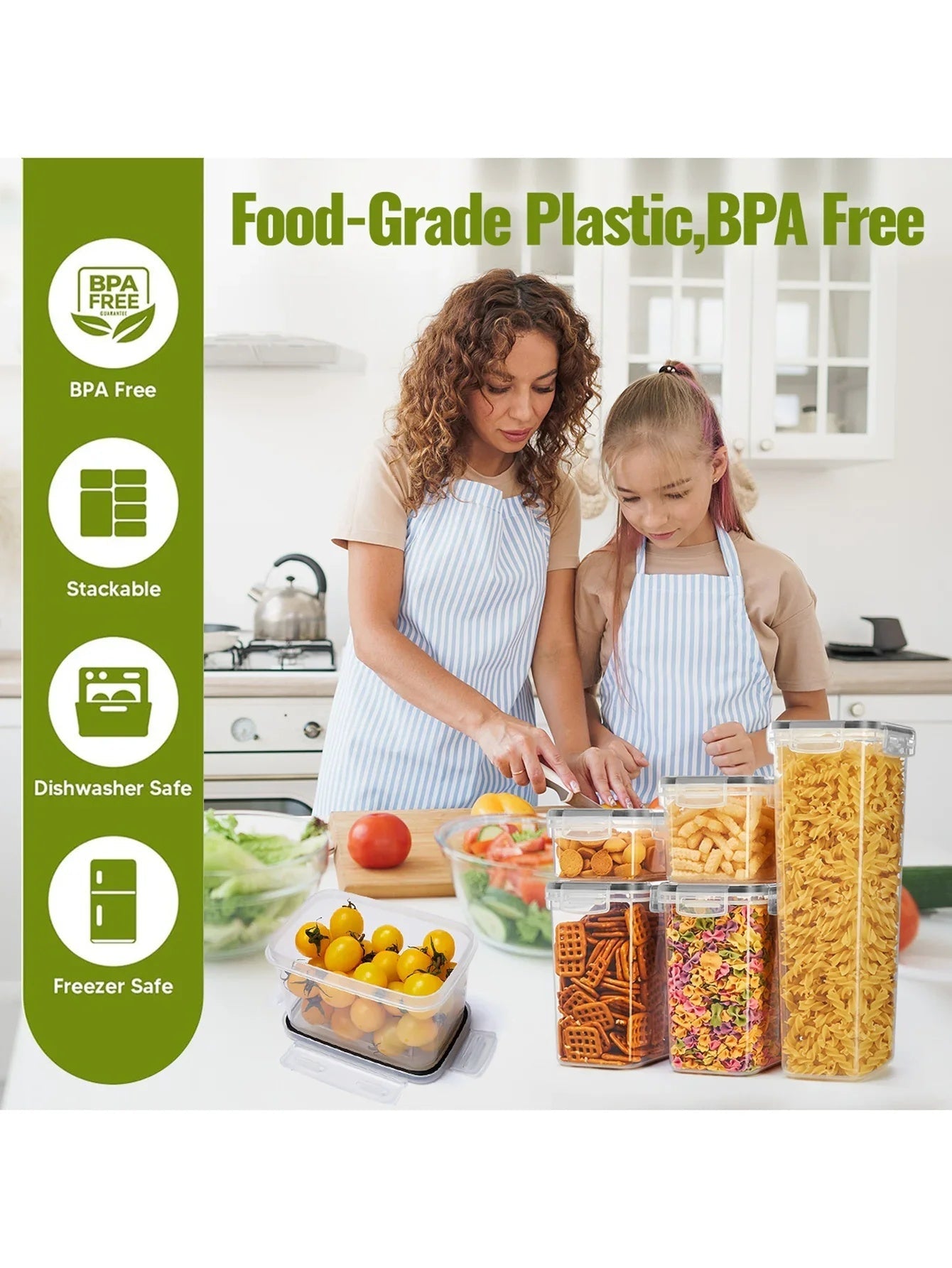 Airtight Food Storage Containers Set (48-Piece)
